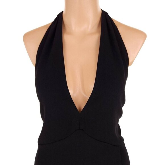 IRO Ekioti Crepe Mini Dress Size 40 M Black NWT - Picture 3 of 13